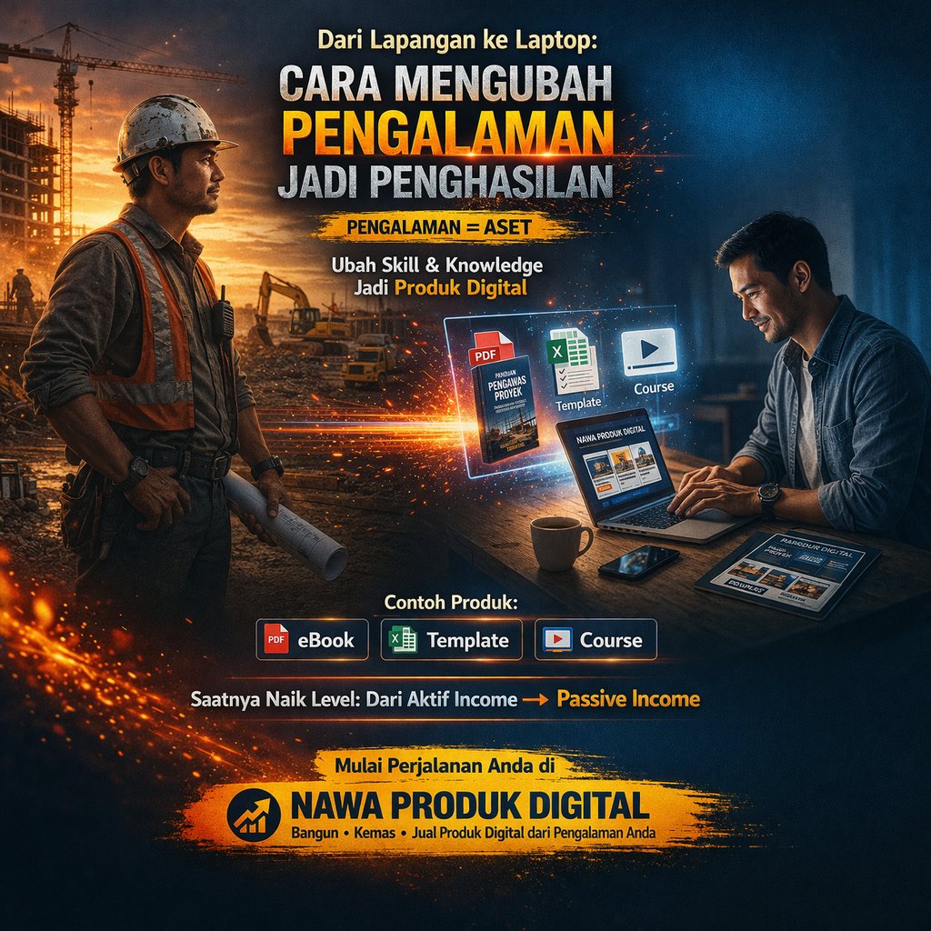 Dari Lapangan ke Laptop: Cara Mengubah Pengalaman Jadi Penghasilan