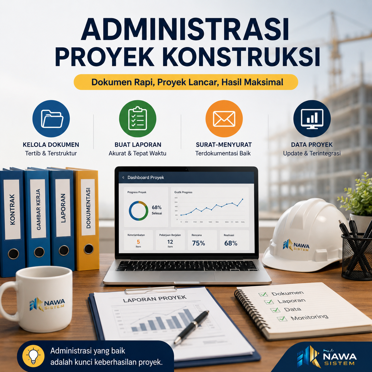 Administrasi Proyek Konstruksi Adalah? Tugas dan Tanggung Jawab Lengkap