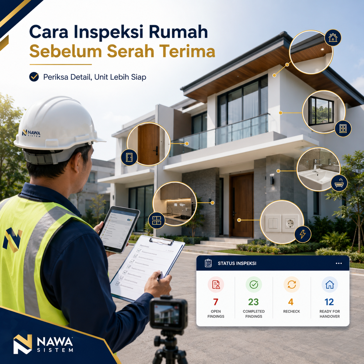 Cara Inspeksi Rumah Sebelum Serah Terima agar Unit Lebih Siap Diterima