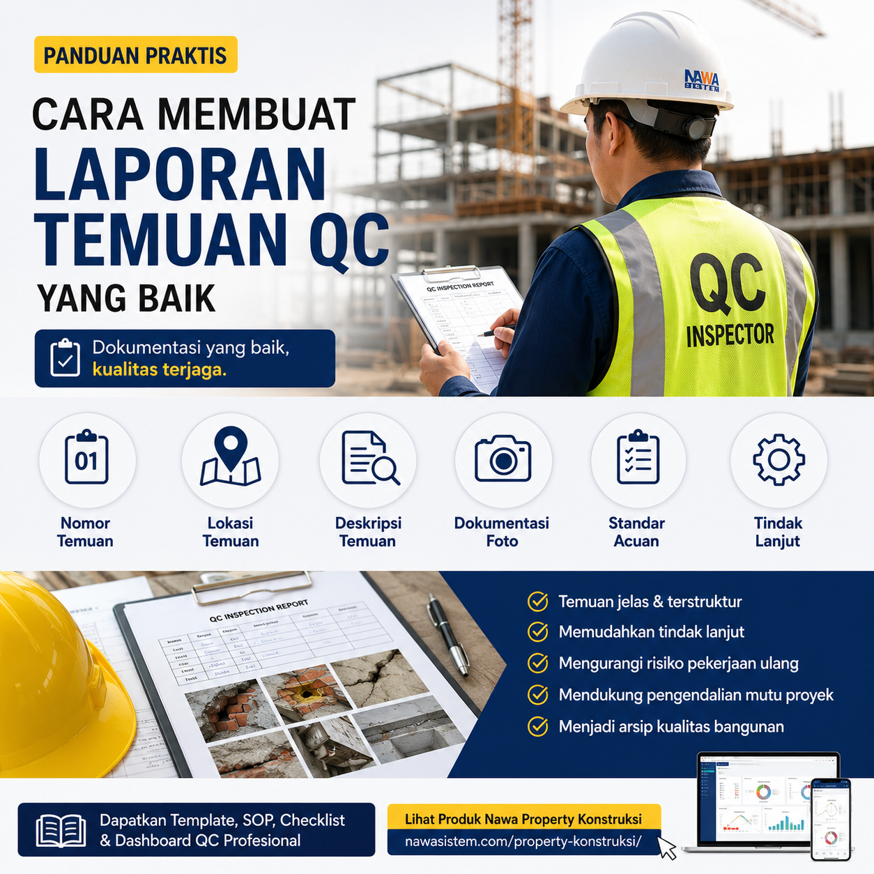 Cara Membuat Laporan Temuan QC yang Baik untuk Proyek Perumahan