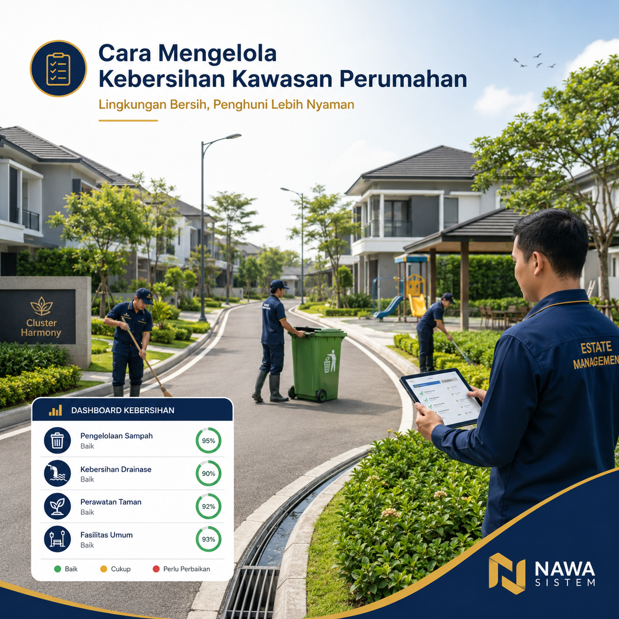 Cara Mengelola Kebersihan Kawasan Perumahan agar Lingkungan Tetap Nyaman