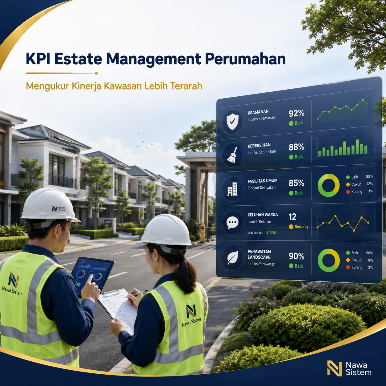 KPI Estate Management Perumahan agar Kawasan Lebih Terkontrol