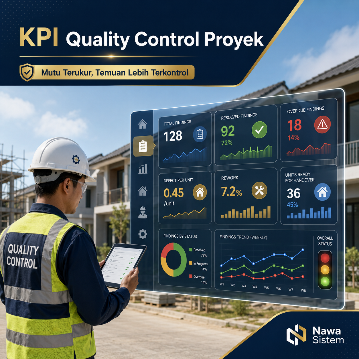 KPI Quality Control Proyek agar Mutu Pekerjaan Lebih Terukur