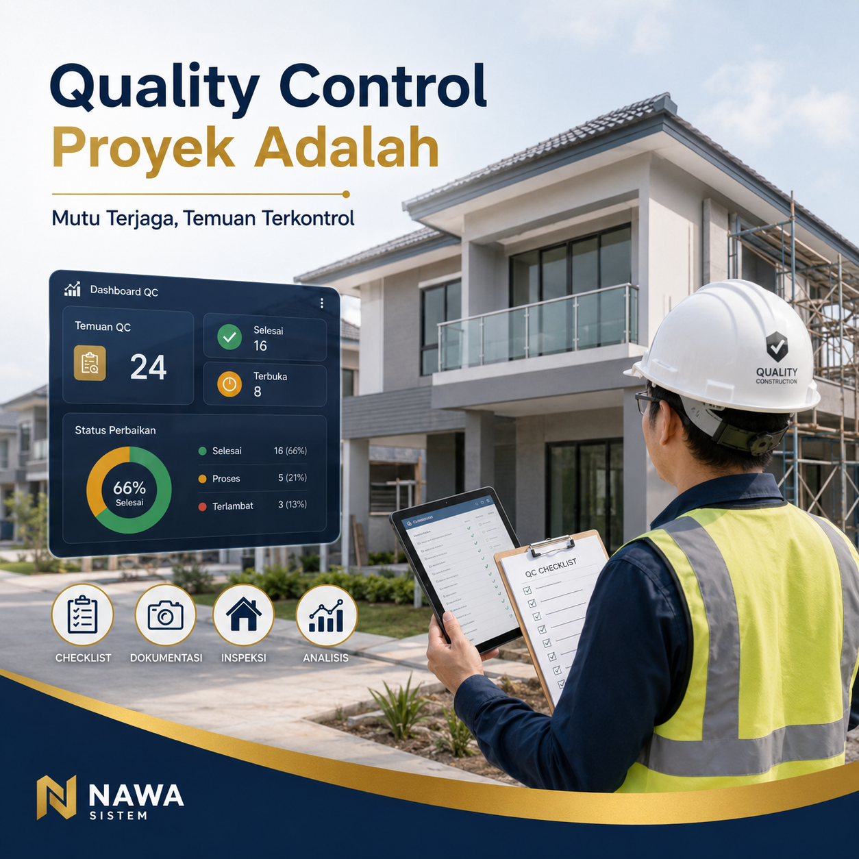 Quality Control Proyek Adalah: Pengertian, Fungsi, dan Manfaatnya