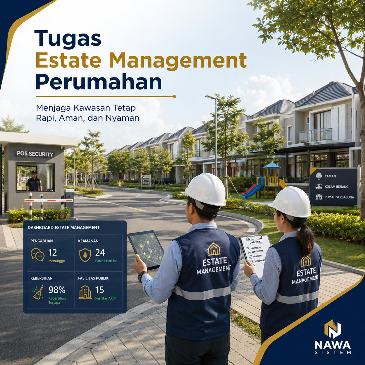 Tugas Estate Management Perumahan yang Wajib Dipahami Developer