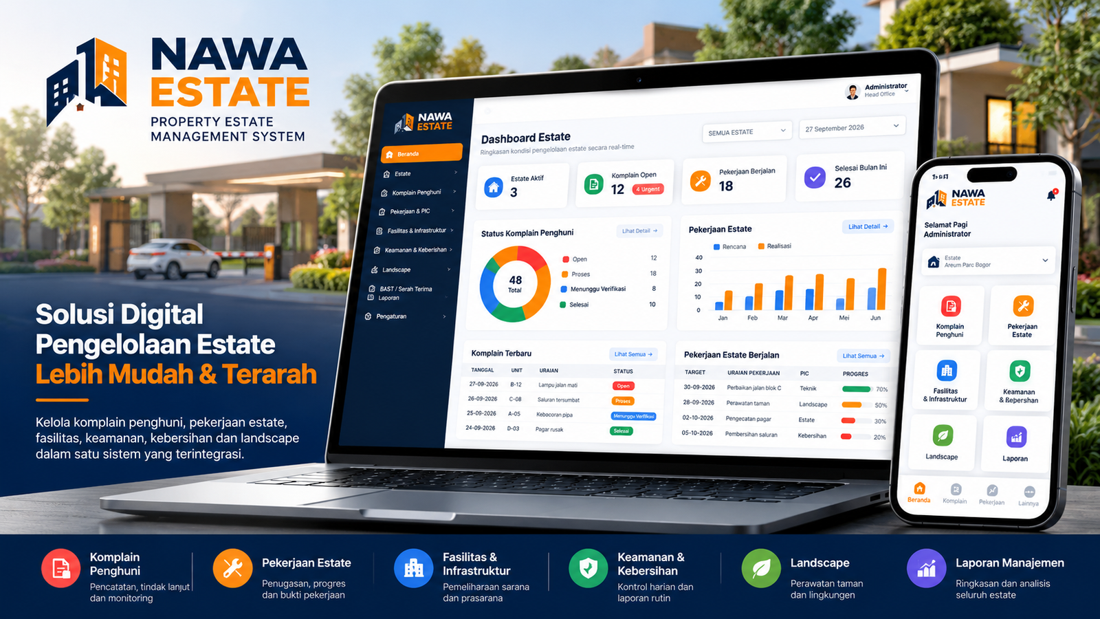 Aplikasi Nawa Estate — Estate Management System