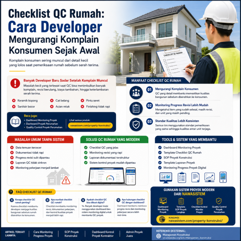 Checklist QC Rumah Cara Developer Mengurangi Komplain Konsumen Sejak Awal