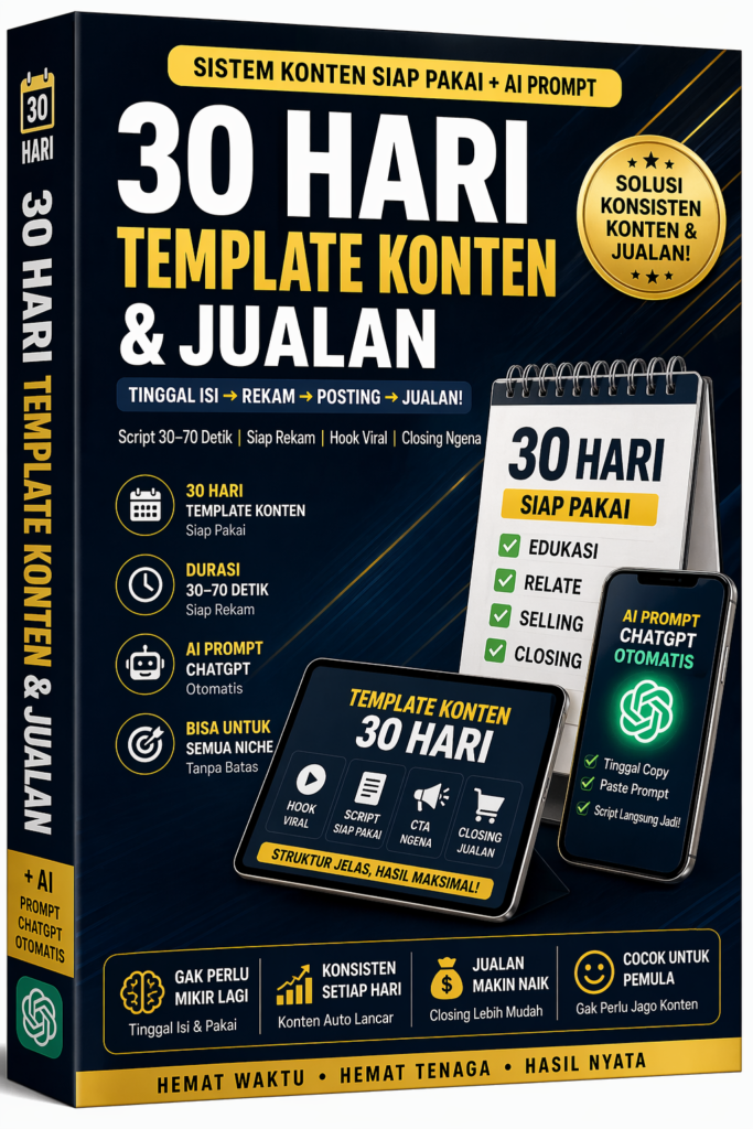 Cara Konsisten Konten & Jualan dengan AI