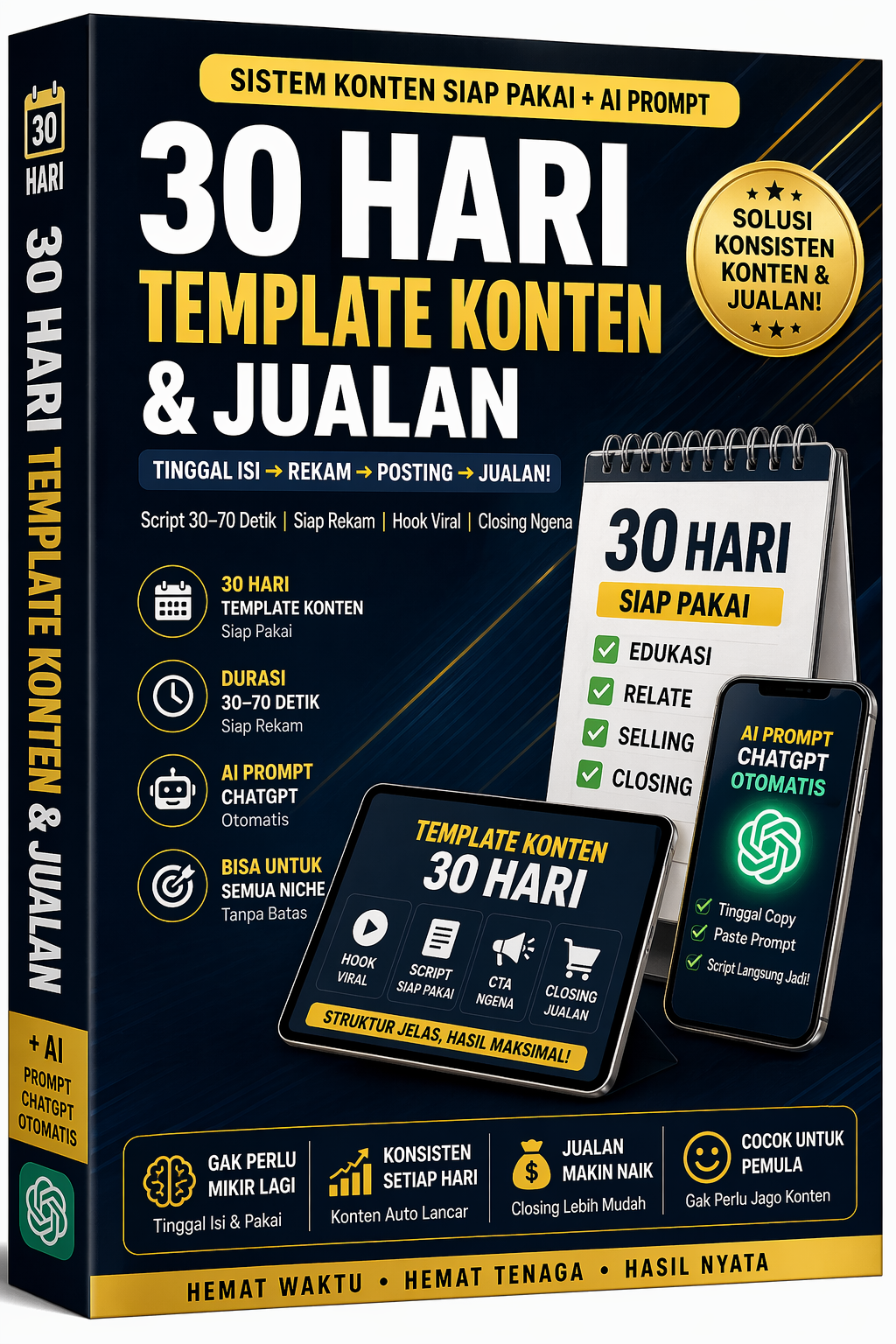 Cara Konsisten Konten & Jualan dengan AI