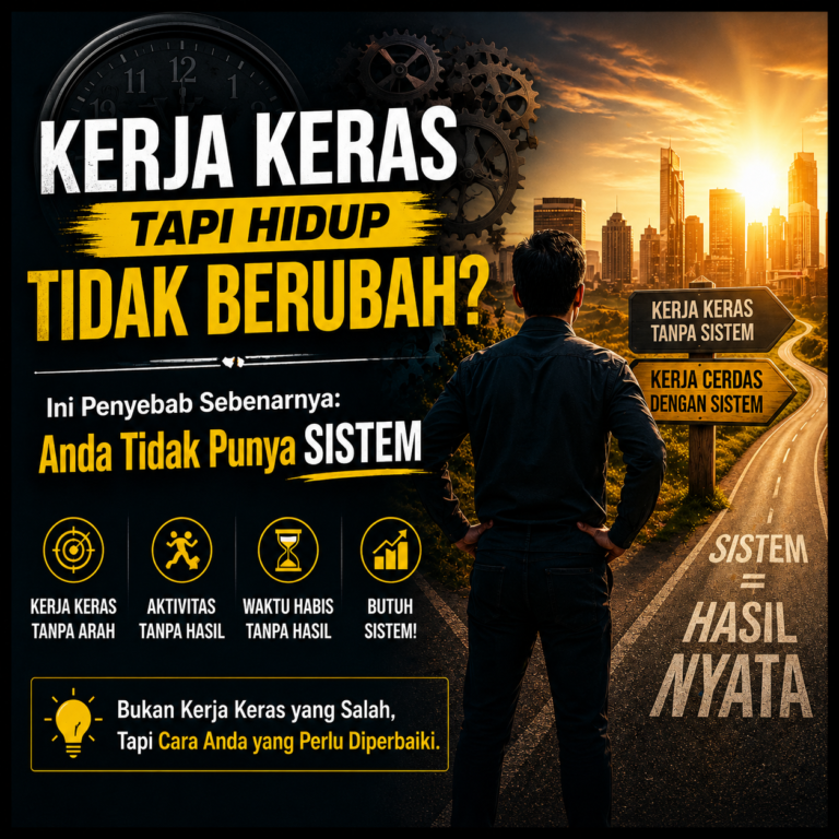 Kerja keras tapi hidup ga berubah