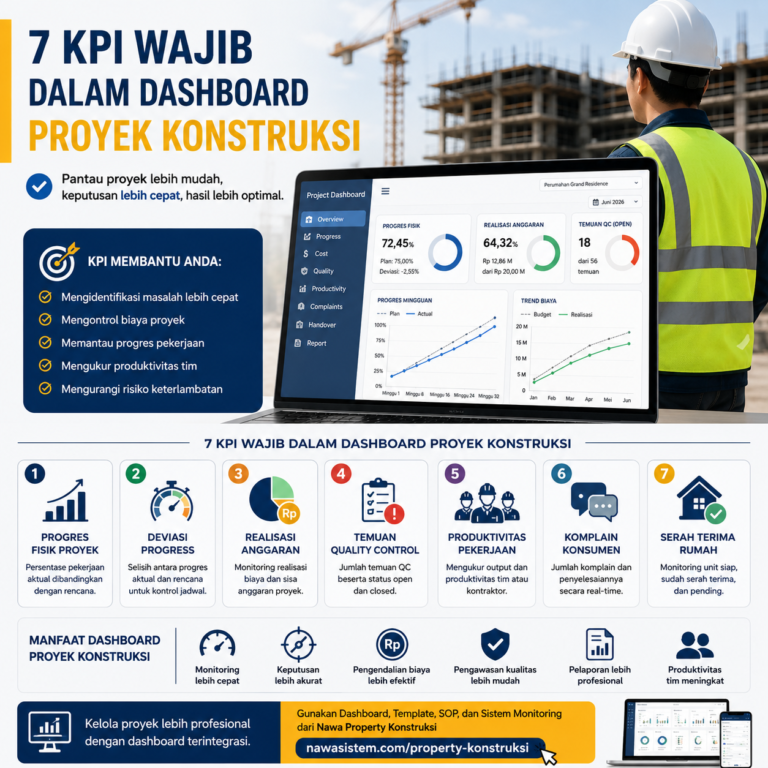 7 KPI Wajib dalam Dashboard Proyek Konstruksi yang Efektif