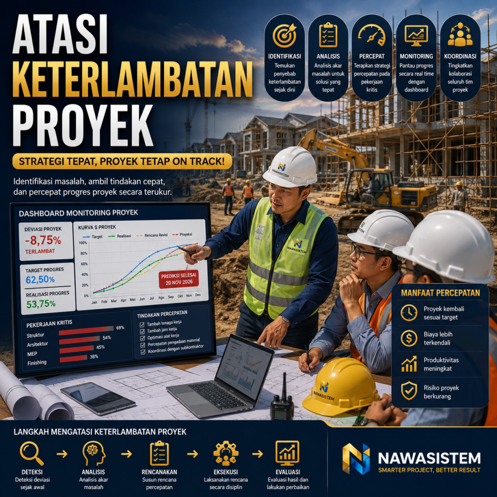 Cara Mengatasi Keterlambatan Proyek Konstruksi agar Target Tetap Tercapai