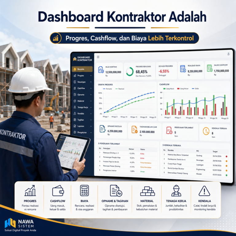 Dashboard Kontraktor Adalah