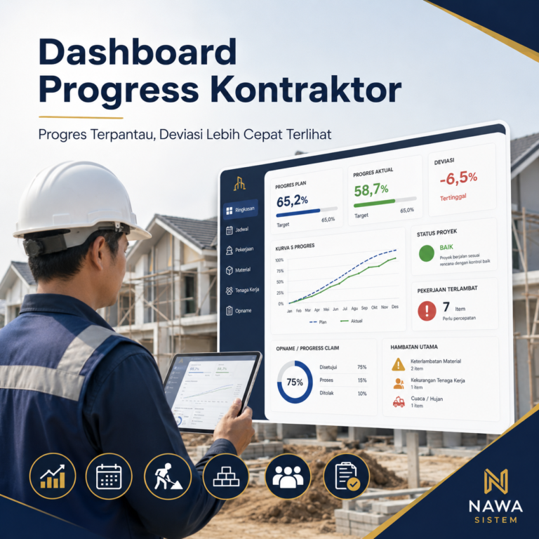 Dashboard Progress Kontraktor