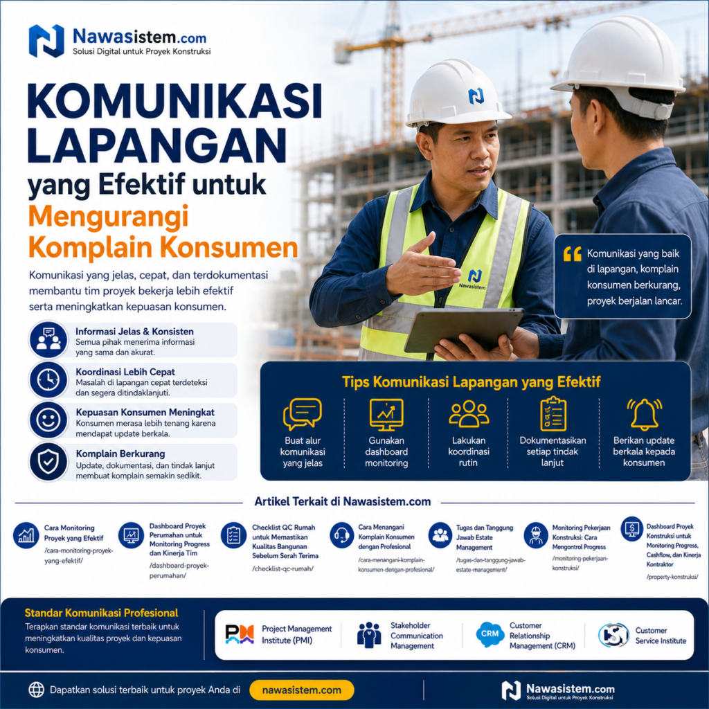 Komunikasi Lapangan yang Efektif untuk Mengurangi Komplain Konsumen