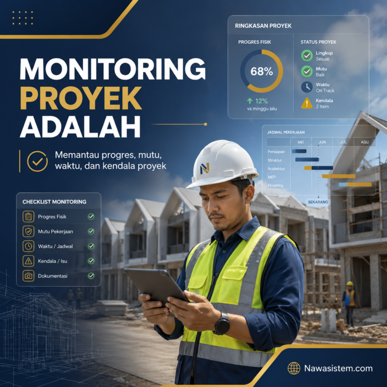 Monitoring Proyek Adalah Pengertian, Fungsi, dan Cara Mengontrol Proyek agar Tidak Terlambat