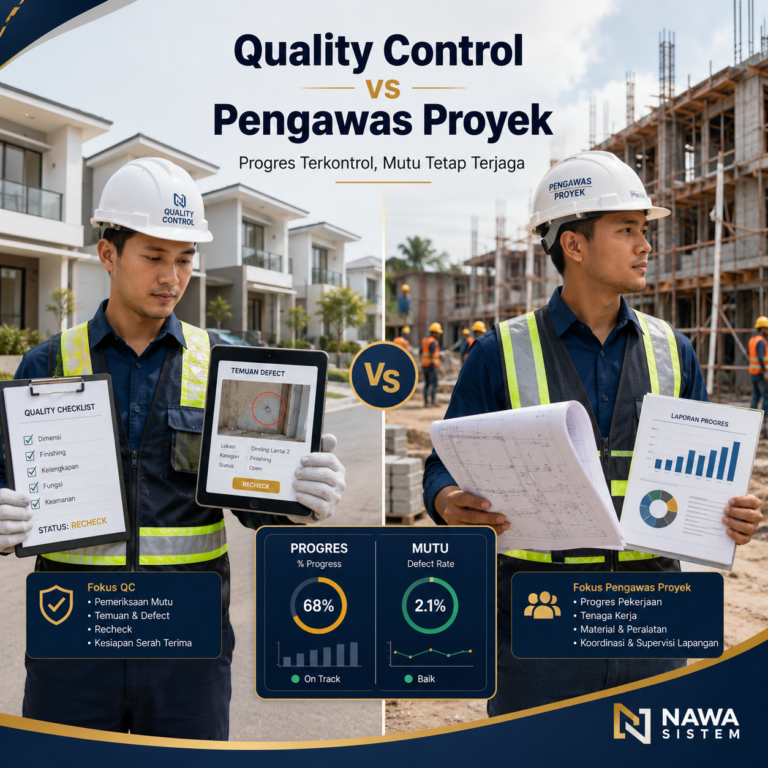 Quality Control vs Pengawas Proyek