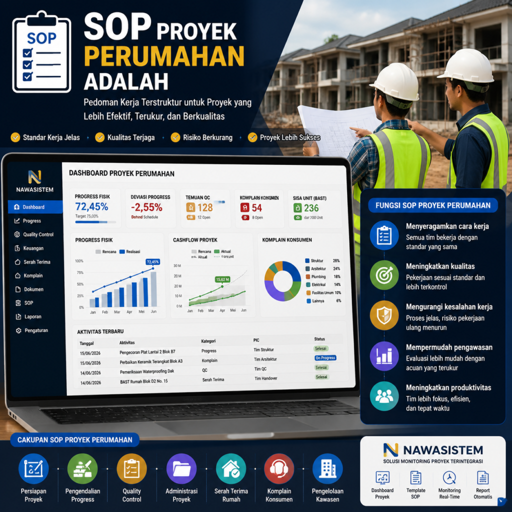 SOP Proyek Perumahan Adalah Pengertian, Fungsi, dan Manfaat untuk Developer dan Kontraktor