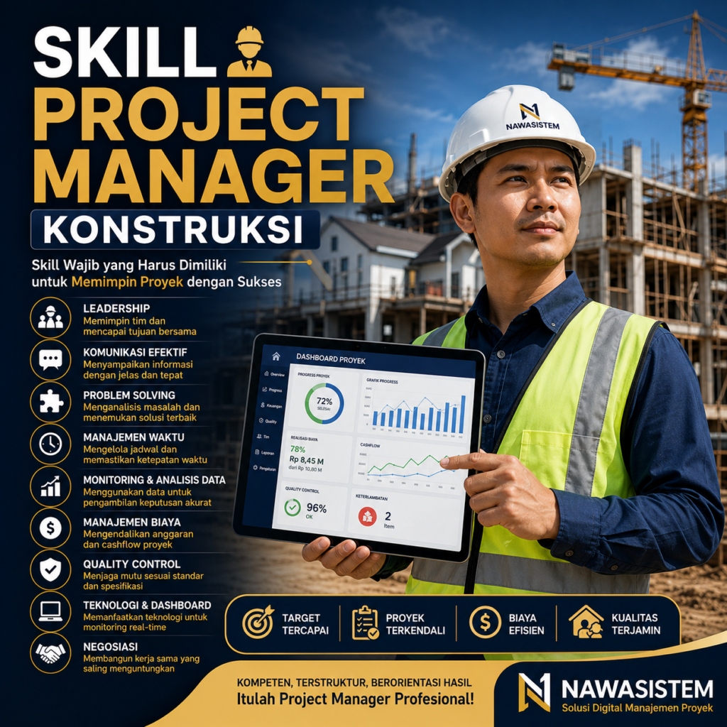 Skill Wajib Project Manager Konstruksi Kompetensi yang Harus Dimiliki untuk Memimpin Proyek dengan Sukses