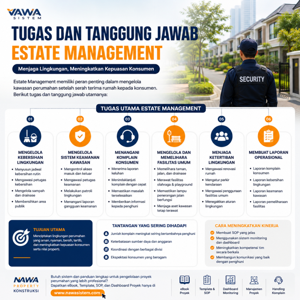 Tugas dan Tanggung Jawab Estate Manajement